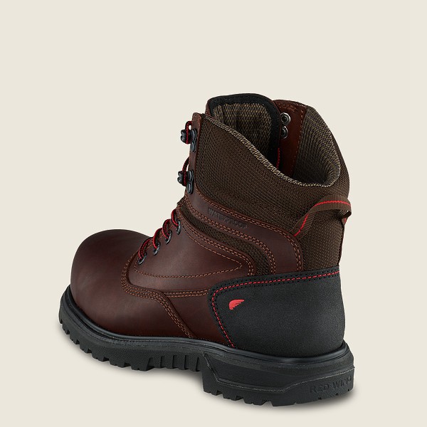 Red Wing Work Boots Brnr Xp - 6-Inch Waterproof Safety Toe - Brune/Svart - Dame 7492-RMCEW